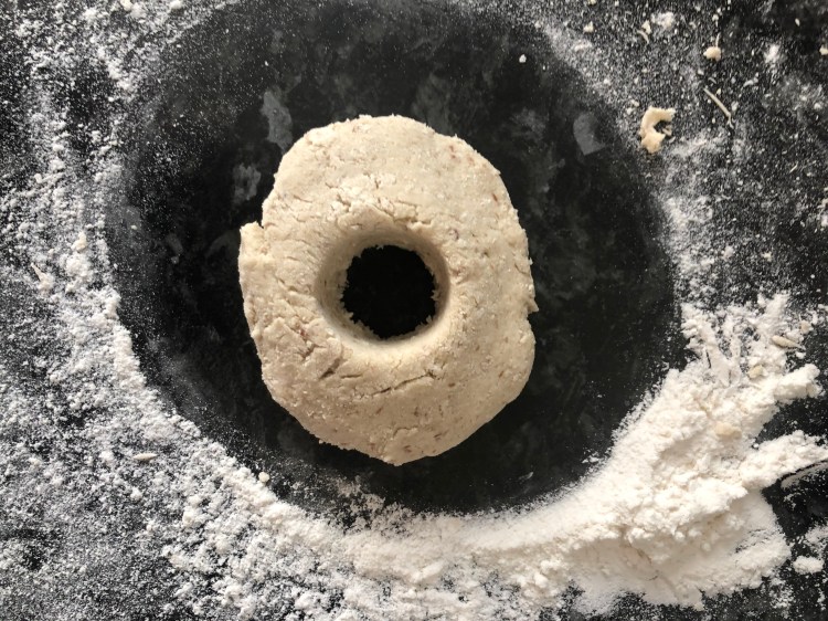 gluten free vegan bagel shaped