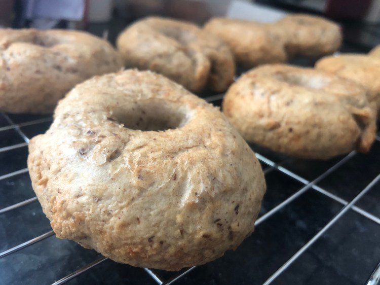 gluten free vegan bagels baked
